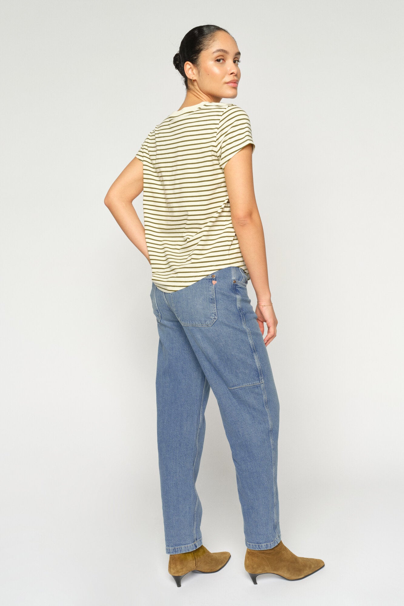 Aymen Galleon jeans – Mid Blue